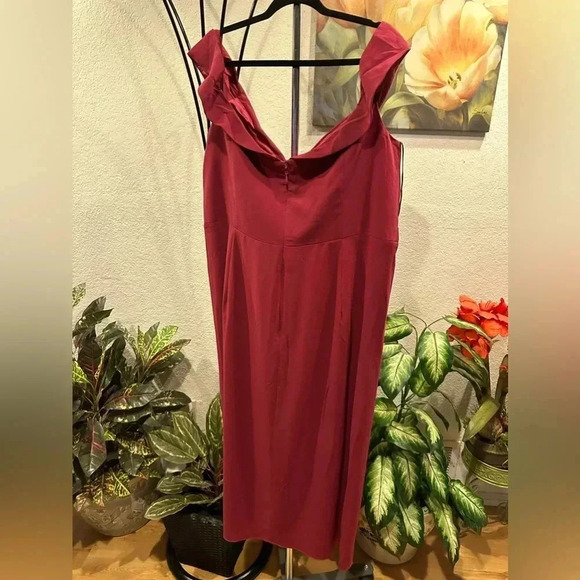 City Chic Rippled Love Magenta dress size XL/22 - Picture 5 of 11